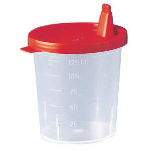 COM-TeX® Urinbecher mit Schnappdeckel