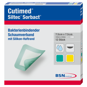 Cutimed® Siltec® Sorbact® Schaumverband