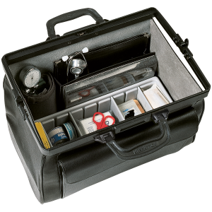 MEDI-LIGHT - Arzttasche aus Leder mit 2 Vortaschen