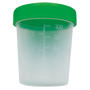 COM-TeX® Urinbecher mit Schraubdeckel